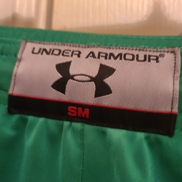 Under Armor  Mens Loose Heat Gear Shorts Basketball Shorts UA Green Size Small - Picture 4 of 6